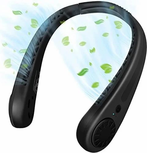 Portable 3 mini neck fan.