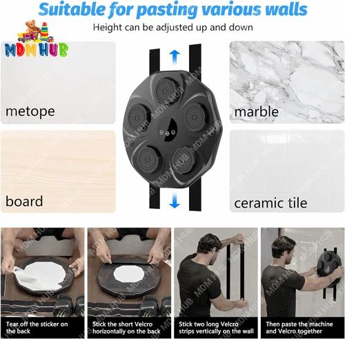 Music boxing machine wall mounted